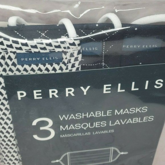 3 Perry Ellis Designer Reusable Mask - Picture 3 of 10
